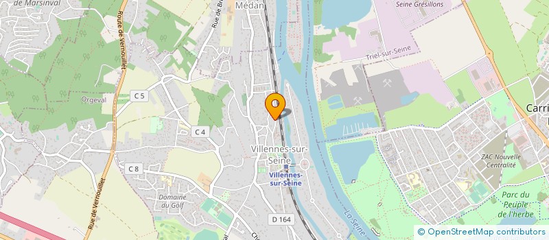 localisation de l'entreprise ALPHADIAB à VILLENNES-SUR-SEINE