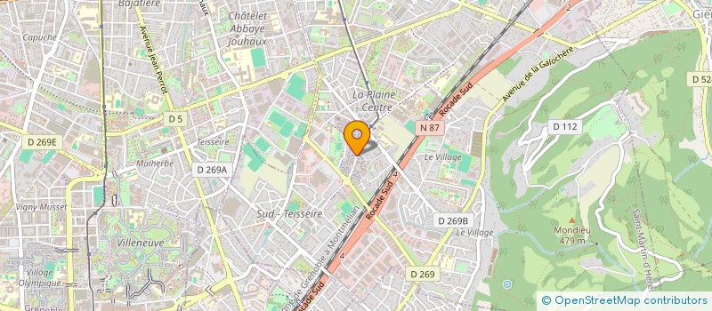 localisation de l'entreprise ALPHAELEC  SAINT-MARTIN-D'HERES