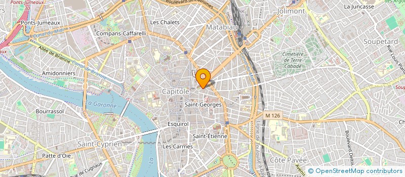 localisation de l'entreprise ALPHAGEST  TOULOUSE