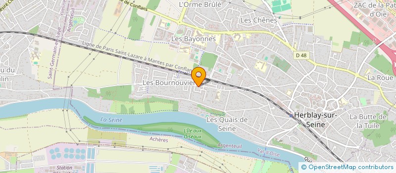 localisation de l'entreprise ALPHAGEST PATRIMOINE à HERBLAY-SUR-SEINE