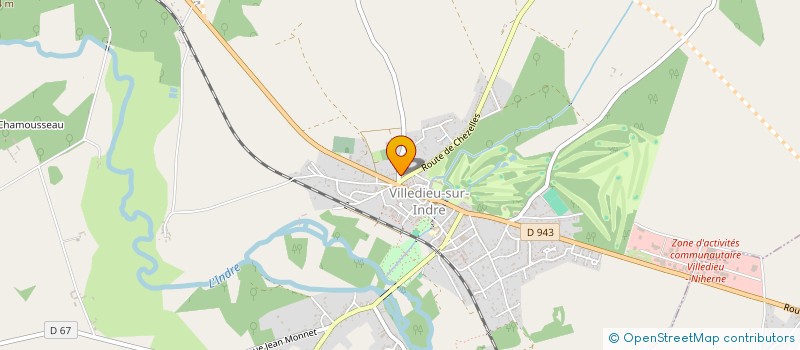 localisation de l'entreprise ALPHAIR à VILLEDIEU-SUR-INDRE