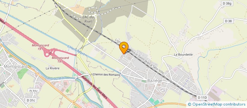 localisation de l'entreprise ALPHAJETRACING  BAZIEGE