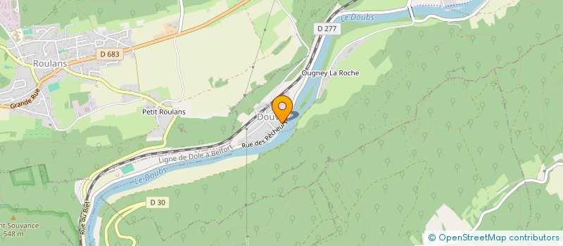 localisation de l'entreprise ALPHAK  OUGNEY-DOUVOT