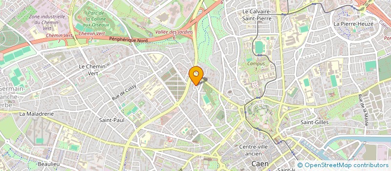 localisation de l'entreprise ALPHALEX à CAEN