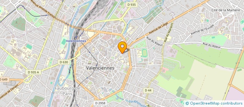 localisation de l'entreprise ALPHALOC  VALENCIENNES