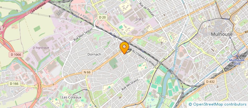 localisation de l'entreprise ALPHALOT à MULHOUSE