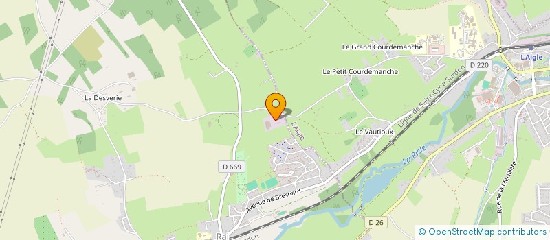 localisation de l'entreprise ALPHALTE à RAI