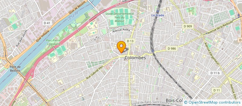 localisation de l'entreprise ALPHAMARKET SOLUTIONS à COLOMBES