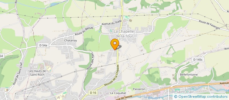 localisation de l'entreprise ALPHAMED 21  LA CHAPELLE-DE-LA-TOUR