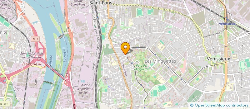 localisation de l'entreprise ALPHAMN  VENISSIEUX