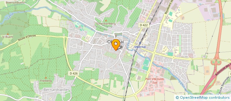 localisation de l'entreprise ALPHAN DIFFUSION à OBERNAI