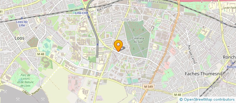 localisation de l'entreprise ALPHAN SECURITE PRIVEE à LILLE