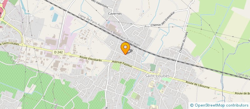 localisation de l'entreprise ALPHAND LATASTE  SAINT-LOUBES