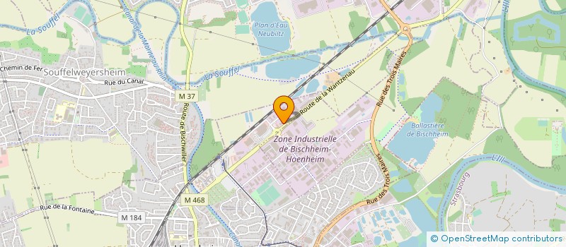 localisation de l'entreprise ALPHANORM FRANCE  HNHEIM