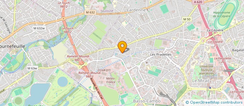 localisation de l'entreprise ALPHANUM  TOULOUSE