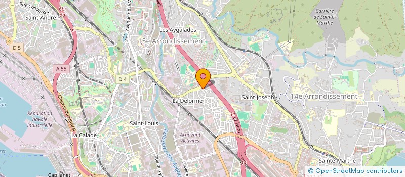 localisation de l'entreprise ALPHAPARISMODE à MARSEILLE