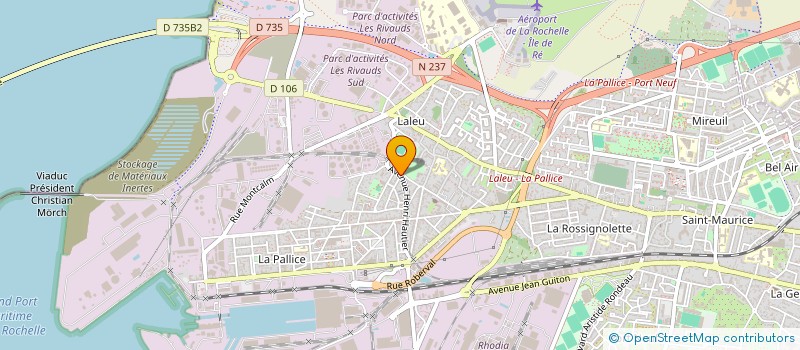 localisation de l'entreprise ALPHAPLAQUE 17  LA ROCHELLE