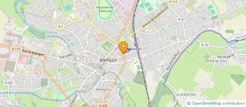 localisation de l'entreprise ALPHAPODIS à ALENCON