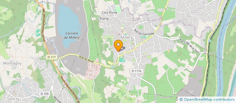 localisation de l'entreprise ALPHAPODO  MILLERY