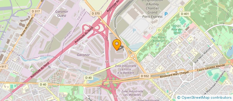 localisation de l'entreprise ALPHAPRES à AULNAY-SOUS-BOIS