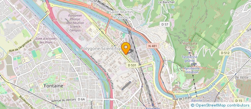 localisation de l'entreprise ALPHAPRIME à GRENOBLE