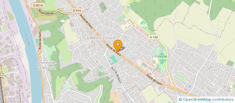 localisation de l'entreprise ALPHAPROD à LE MESNIL-ESNARD