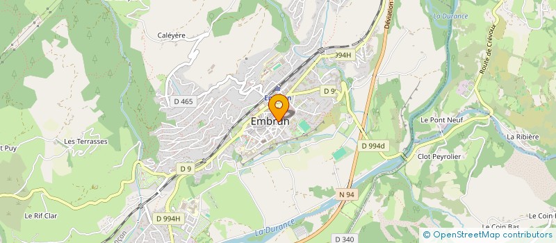 localisation de l'entreprise ALPHARA  EMBRUN