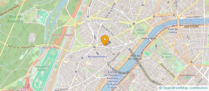 localisation de l'entreprise ALPHARD  PARIS