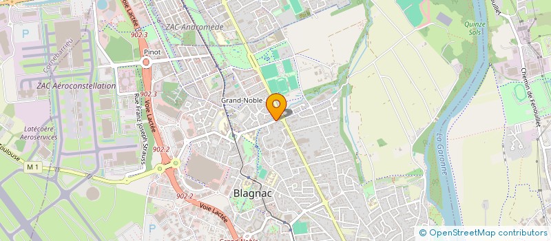 localisation de l'entreprise ALPHARE-FASIS à BLAGNAC