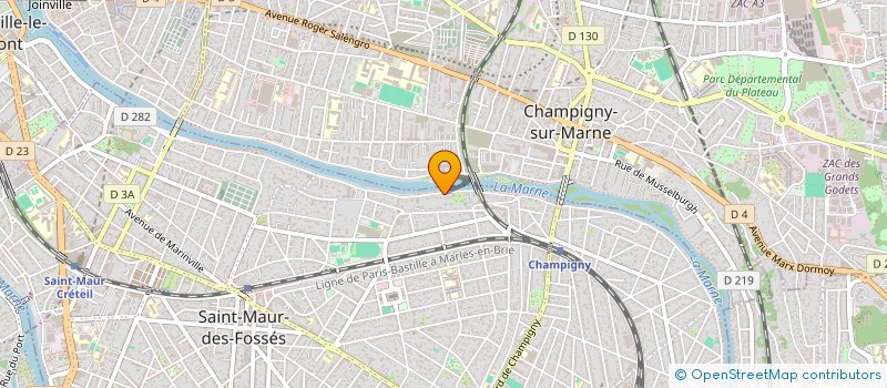 localisation de l'entreprise ALPHARENES à SAINT-MAUR-DES-FOSSES