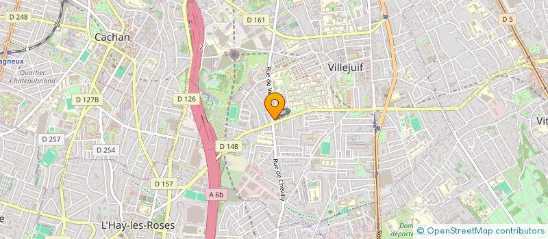localisation de l'entreprise ALPHAS KARAIB PARTYS à VILLEJUIF