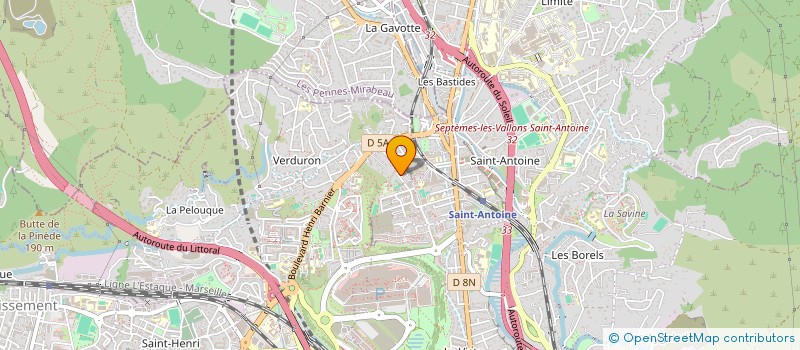 localisation de l'entreprise ALPHASE AGENCEMENT à MARSEILLE