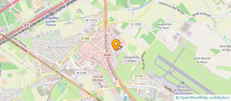 localisation de l'entreprise ALPHASE AGENCEMENT LANGUEDOC ROUSSILLON à MAUGUIO
