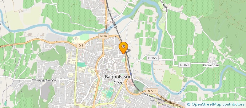 localisation de l'entreprise ALPHASECUR à BAGNOLS-SUR-CEZE