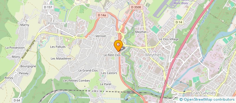 localisation de l'entreprise ALPHASEP à POISY