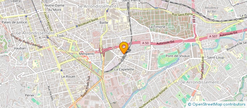 localisation de l'entreprise ALPHASOINS  MARSEILLE