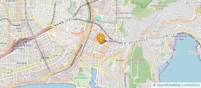 localisation de l'entreprise ALPHASUR à NICE