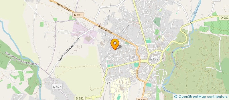 localisation de l'entreprise ALPHATEC à UZES