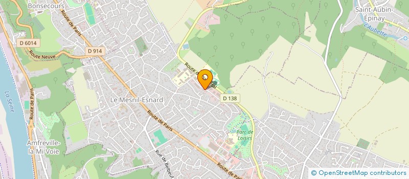 localisation de l'entreprise ALPHATEC  LE MESNIL-ESNARD