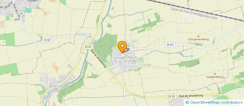 localisation de l'entreprise ALPHATHERMALSACE  GOUGENHEIM