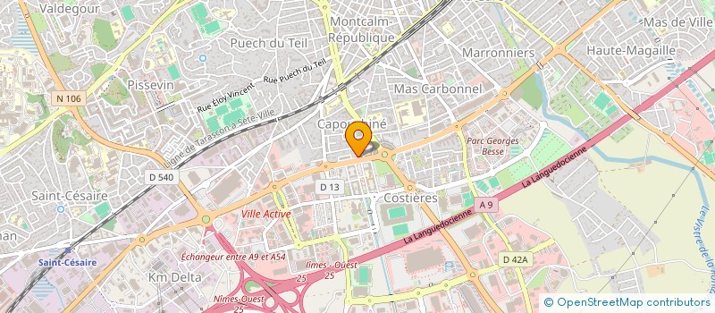 localisation de l'entreprise ALPHATIS  NIMES