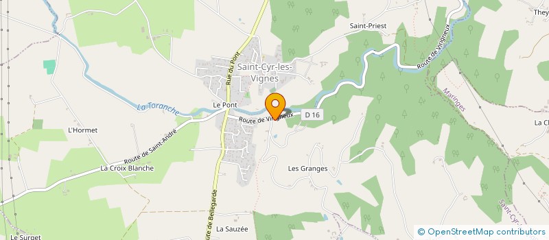 localisation de l'entreprise ALPHATRAITE  SAINT-CYR-LES-VIGNES