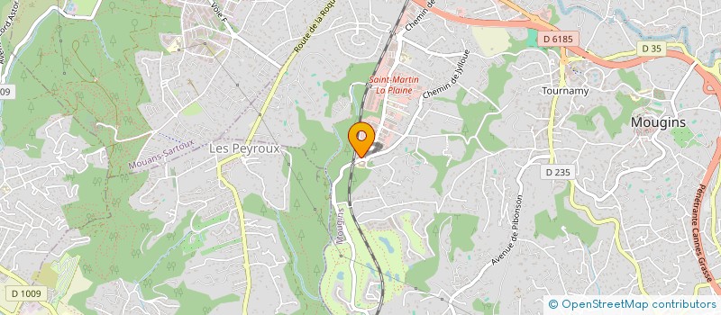 localisation de l'entreprise ALPHATRON MARINE FRANCE à MOUGINS