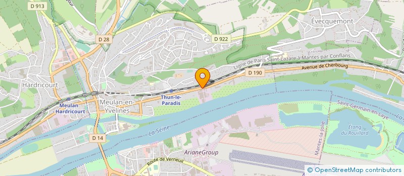 localisation de l'entreprise ALPHAVER à MEZY-SUR-SEINE