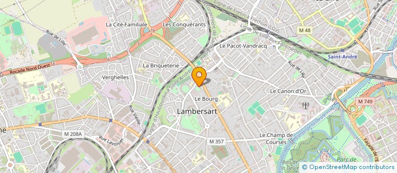 localisation de l'entreprise ALPHAVET à LAMBERSART