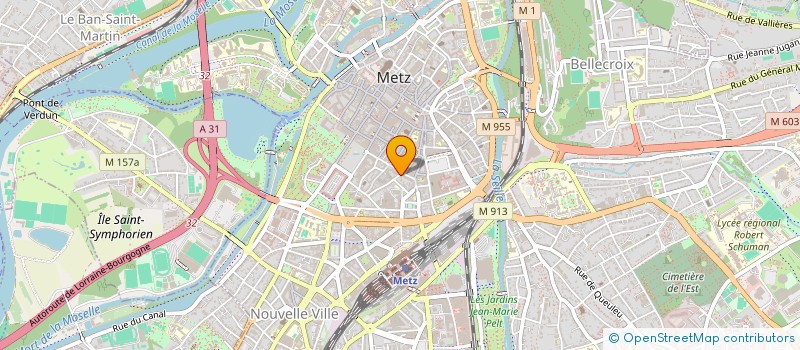 localisation de l'entreprise ALPHAYODA  METZ