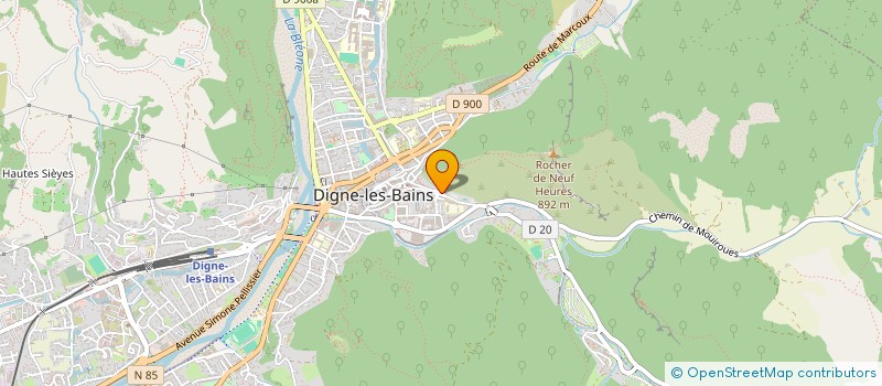 localisation de l'entreprise ALPHECCA  DIGNE-LES-BAINS