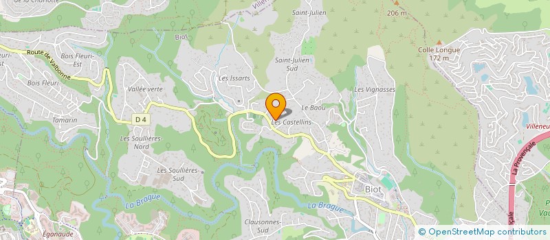 localisation de l'entreprise ALPHEEIS  BIOT