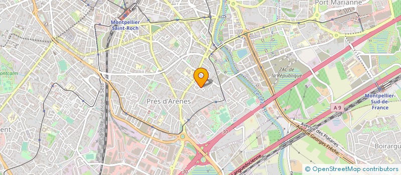 localisation de l'entreprise ALPHI à MONTPELLIER