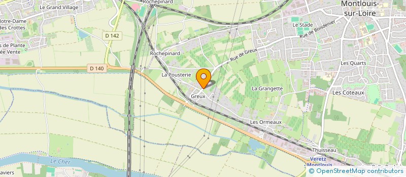 localisation de l'entreprise ALPHI  MONTLOUIS-SUR-LOIRE